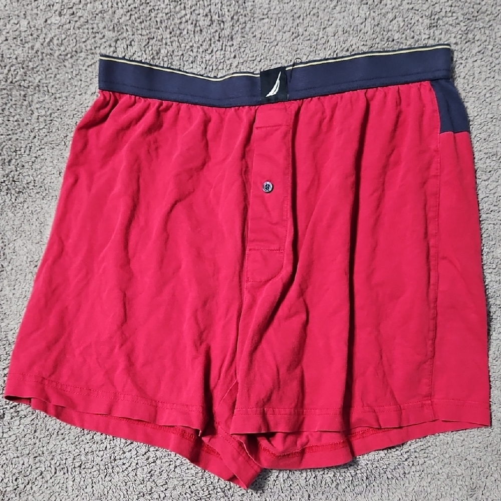 Nautica Men's Vibrant Red Boxers